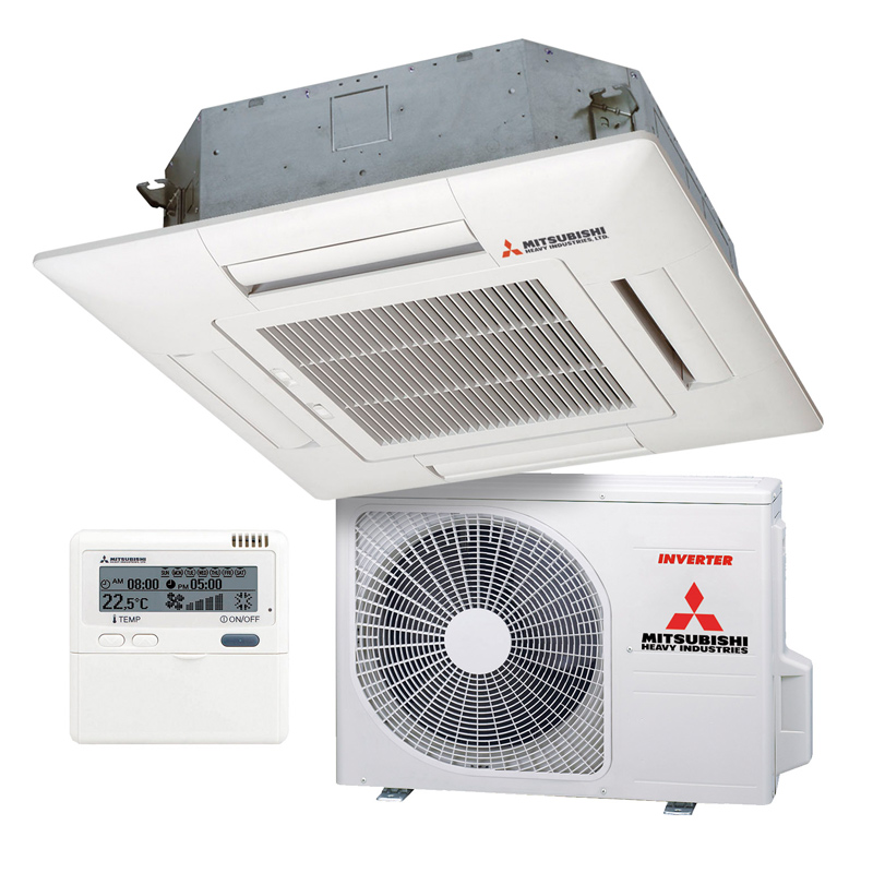 Полупромышленные кассетные сплит-системы MHI cерия FDT-VG/VH